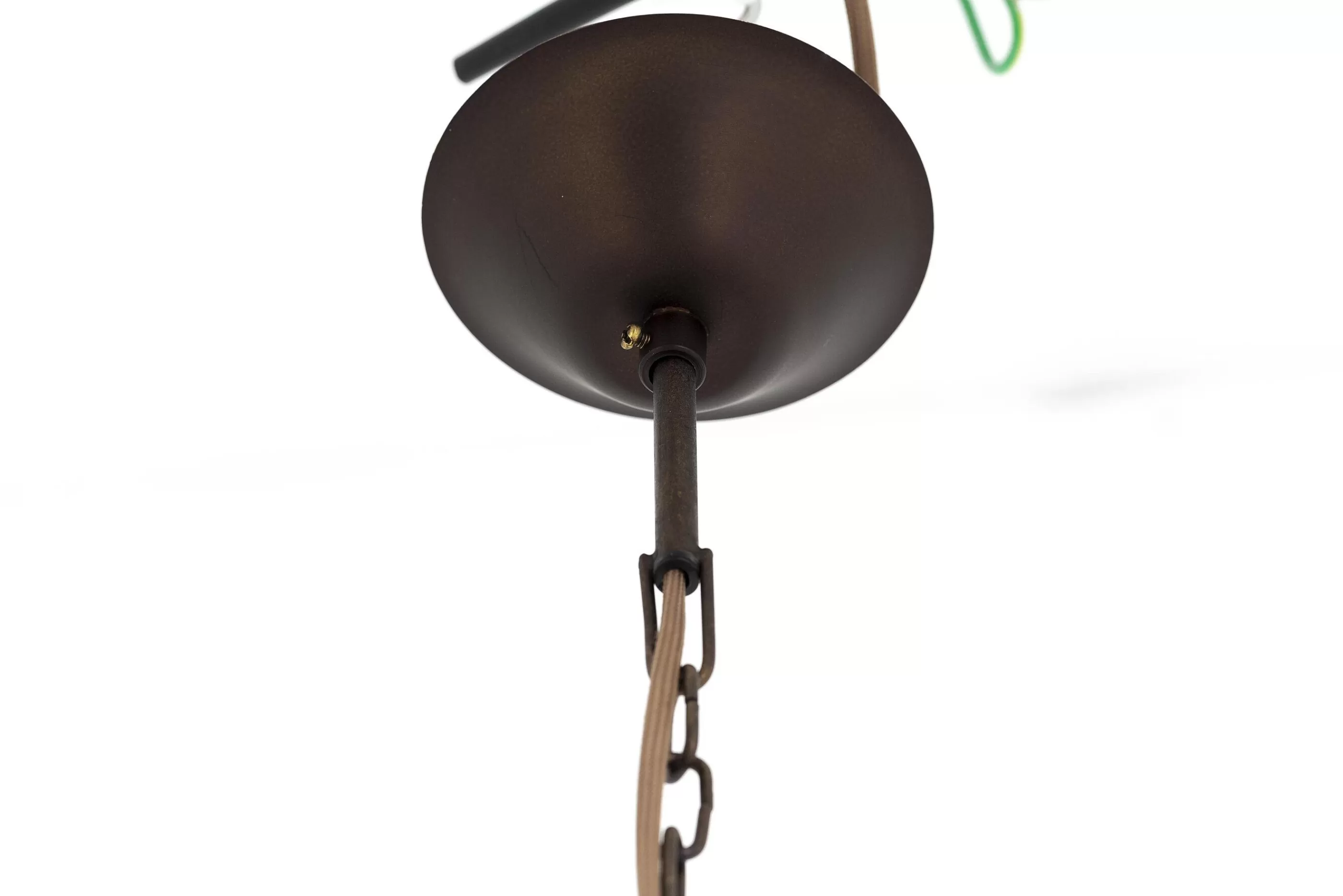 Flamant Aimee, Hanglamp, Raffia En Ijzer, S | Verlichting
