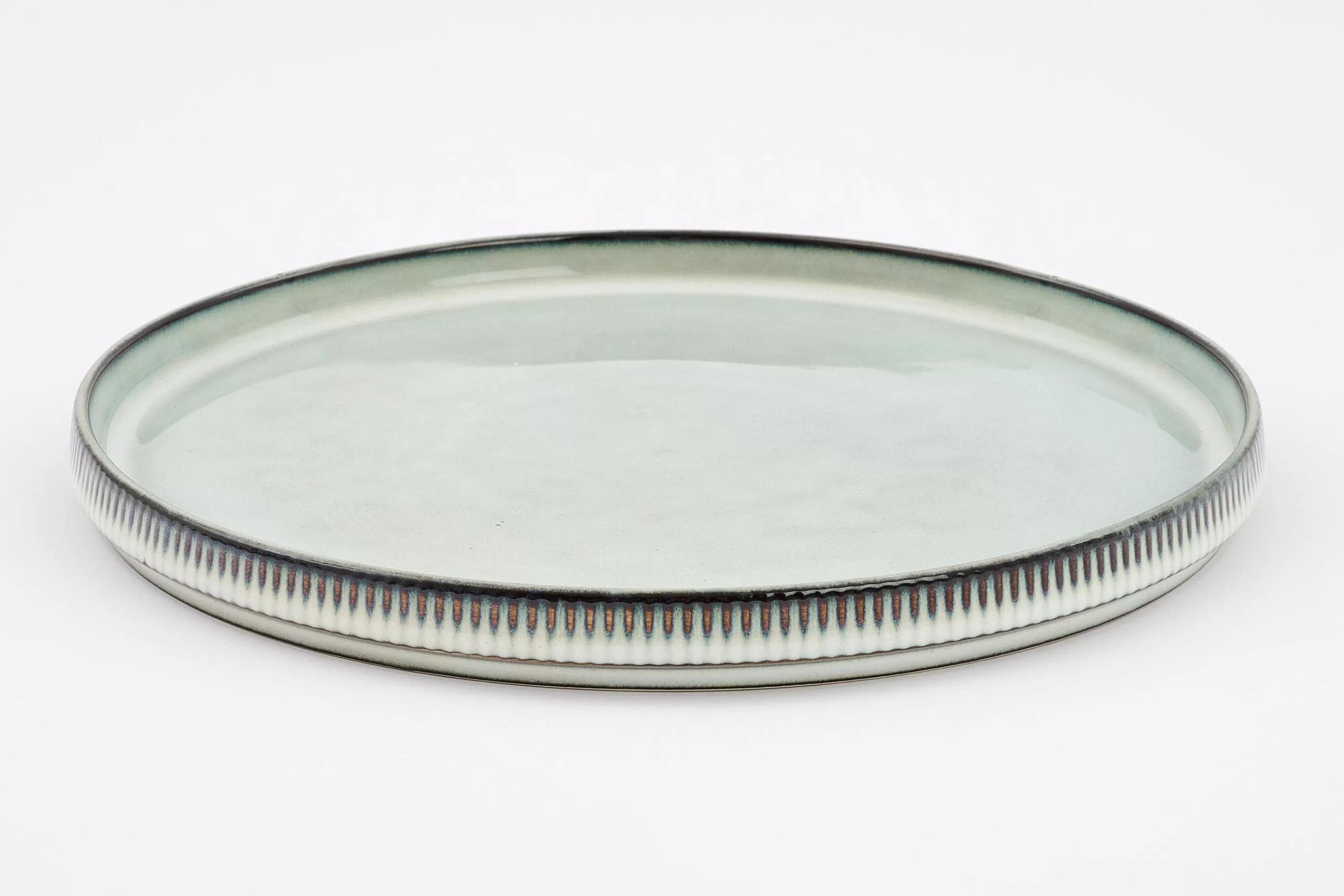 Flamant Architecto, Bord, Keramiek, Grijs, 25,5Cm | Borden, Borden En Kommen