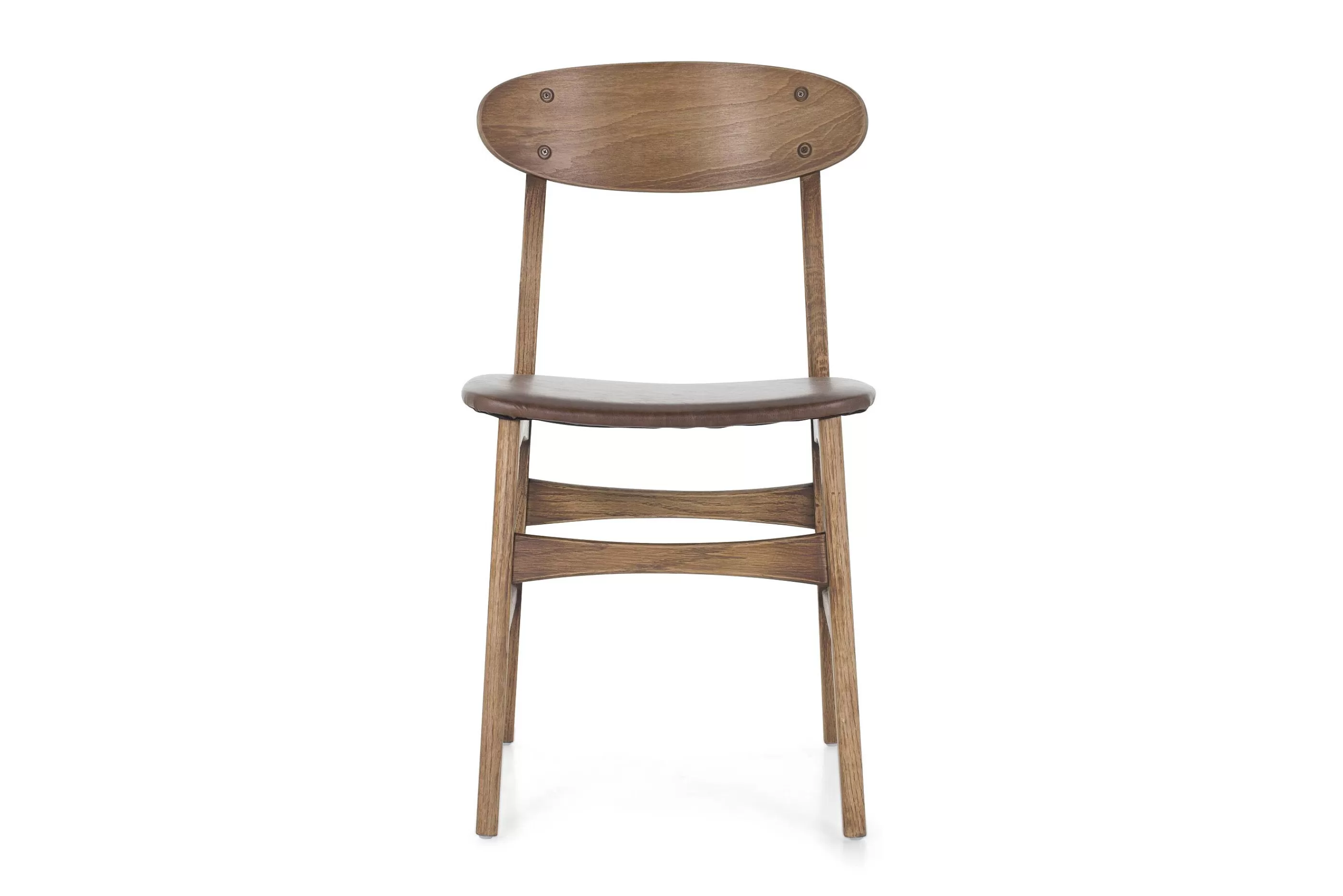 Flamant Joel, Stoel, Eiken En Leren Zitting | Stoelen