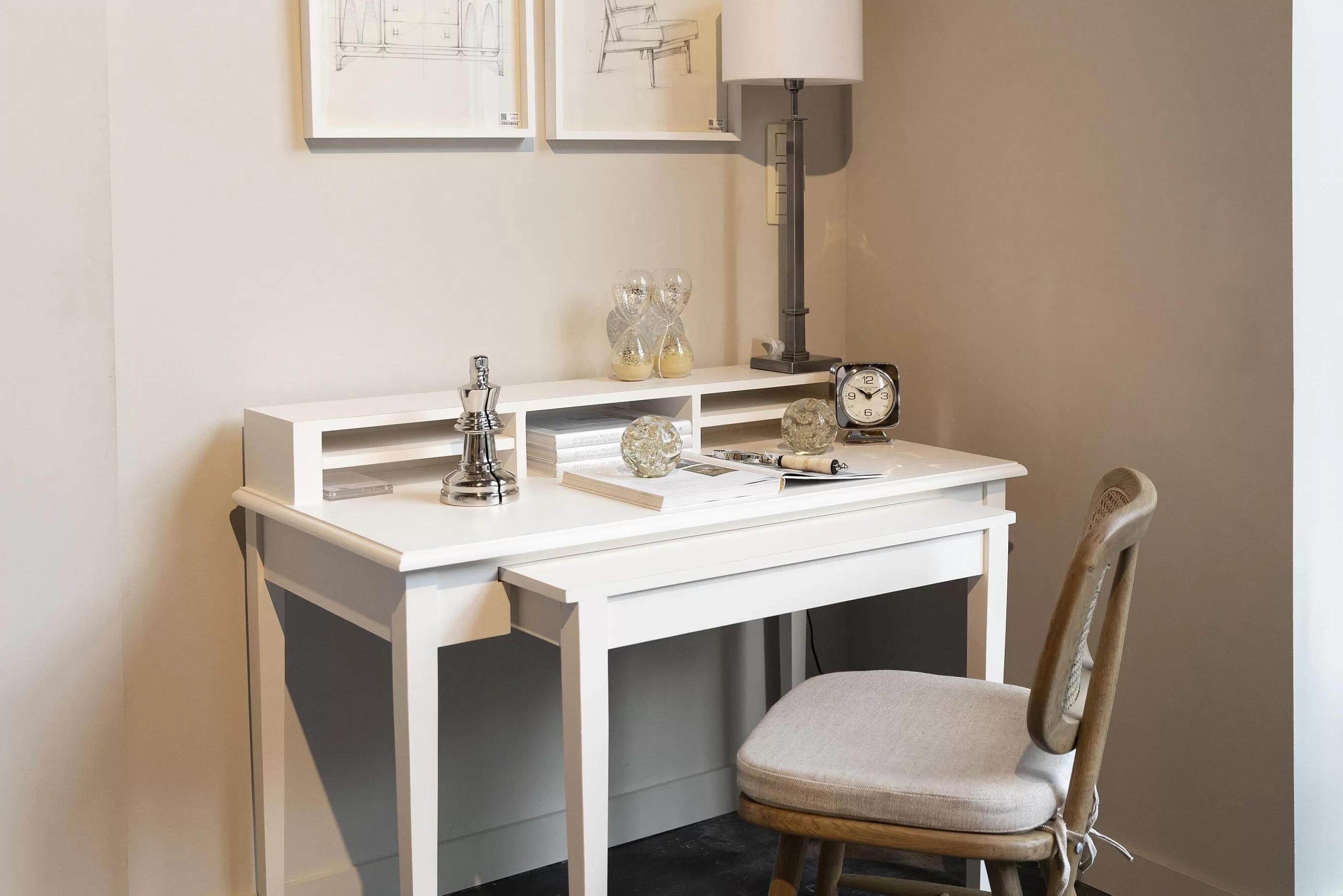 Flamant Lynn, Stoel, Eiken, Riet, Met Kussen | Stoelen