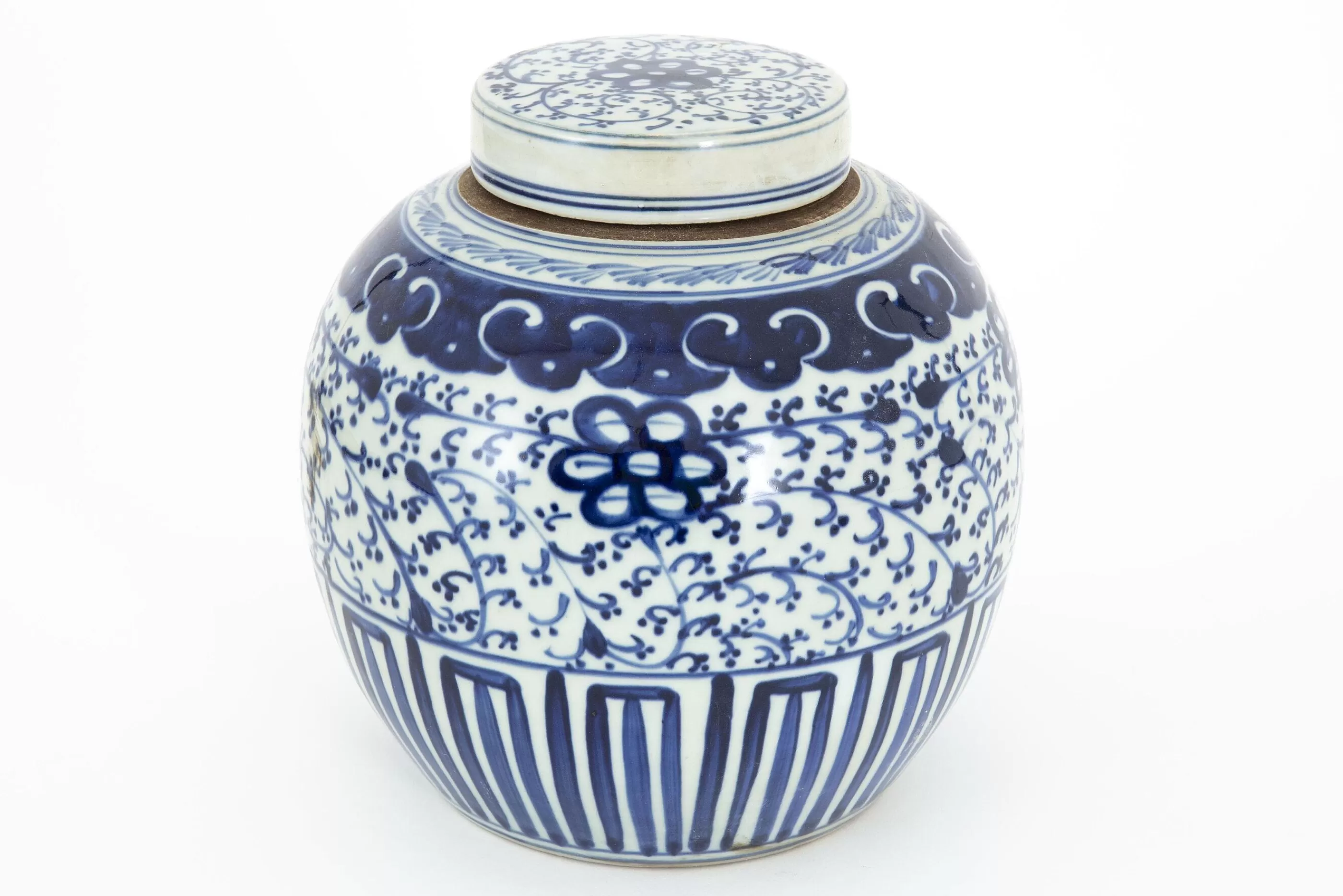 Flamant Redding, Potiche, Blauw/Wit | Decoratie