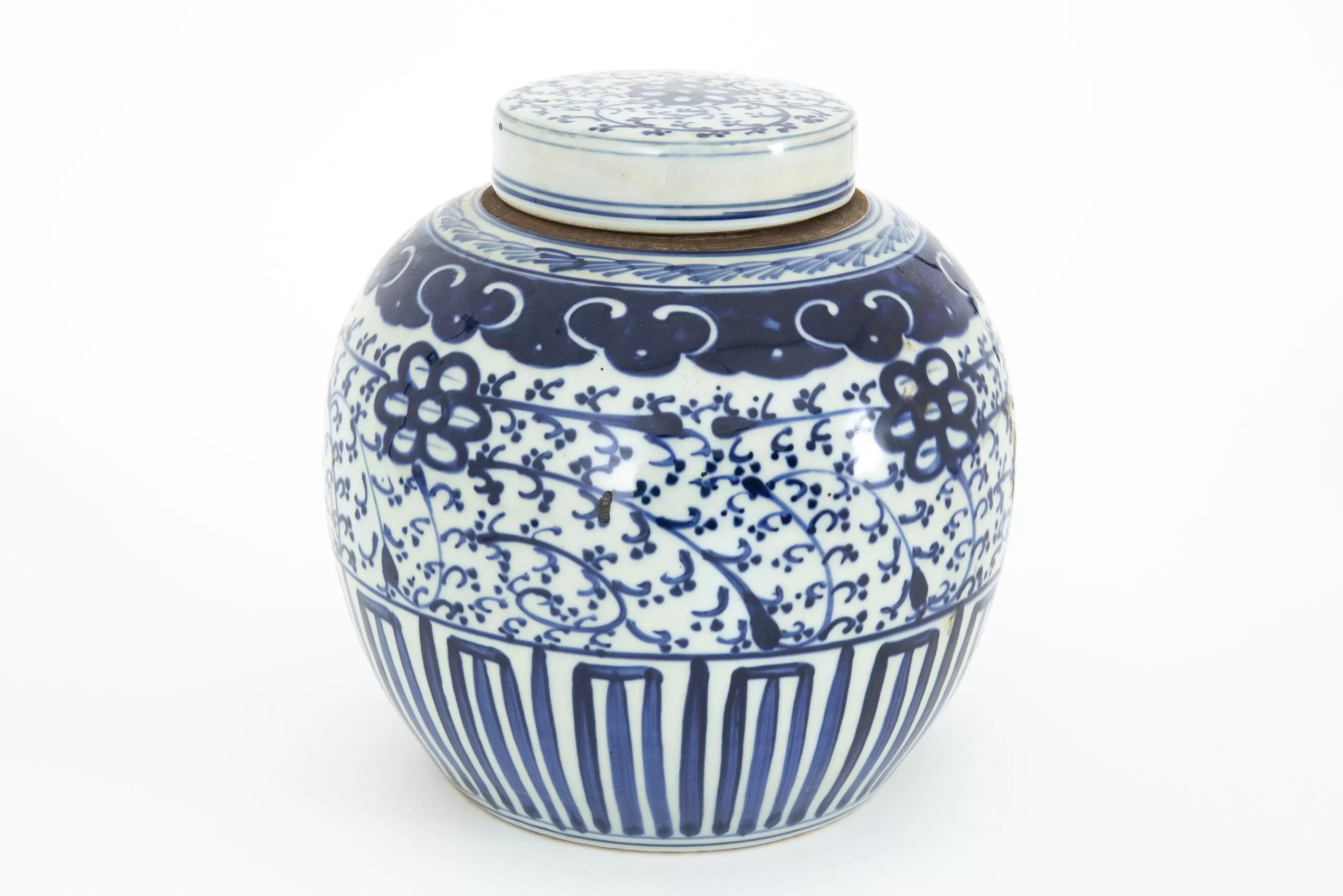 Flamant Redding, Potiche, Blauw/Wit | Decoratie